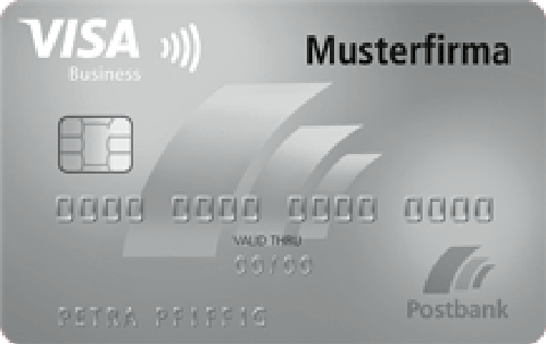 Visa Classic Business Card - Kreditkarte der Postbank